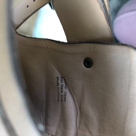 Joes Jeans Shoes Block Heel Ankle Boot Open Toe Double Strap Tobacco Tan 9 - Picture 6 of 14